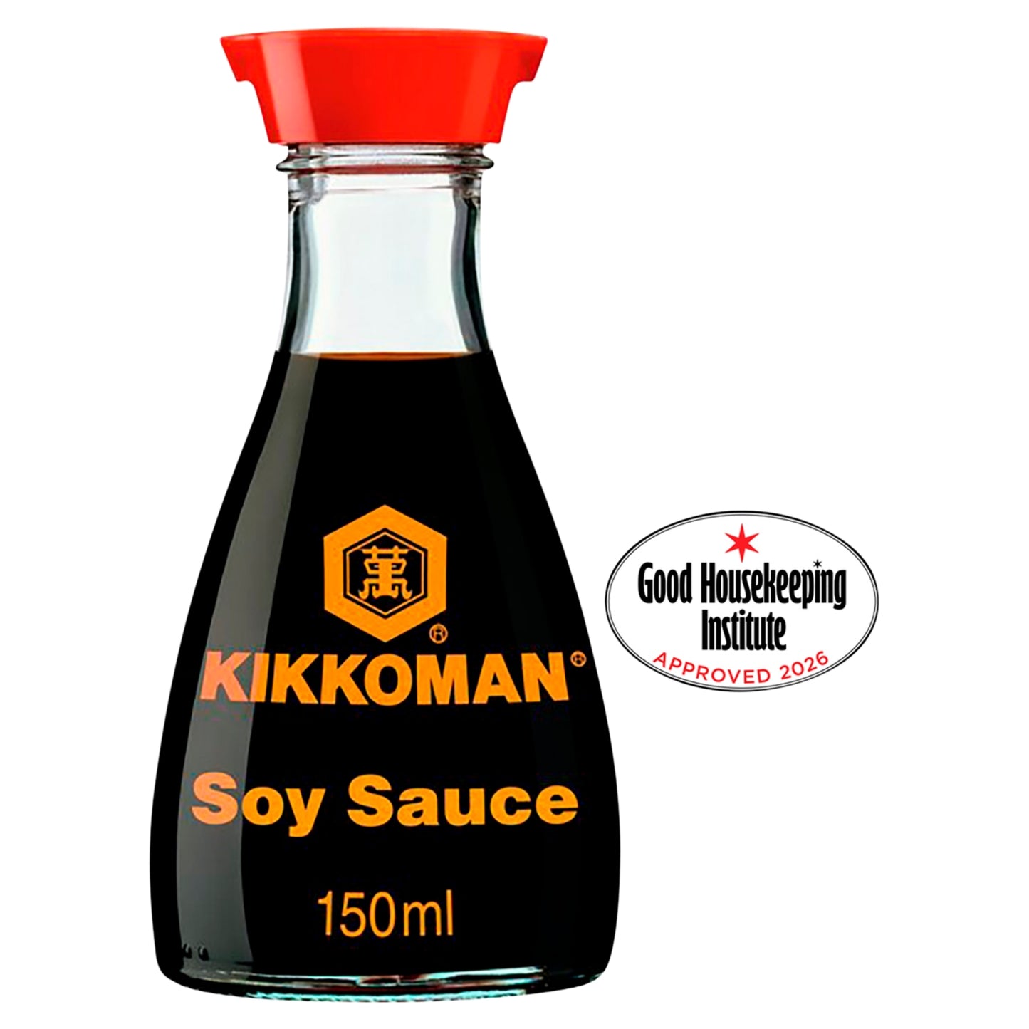 Kikkoman Soy Sauce 150ml, Naturally Brewed