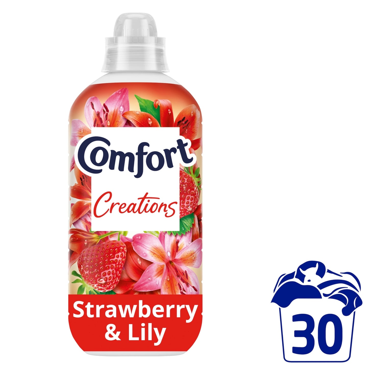 Comfort Perfume Creations Fabric Conditioner Strawberry & Lily 900 ml