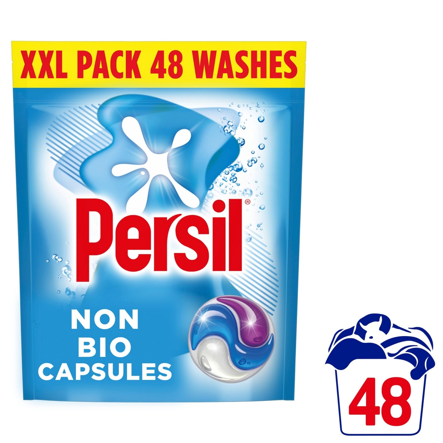 Persil Non Bio 4 in 1 fast-dissolving laundry capsules, 48 washes