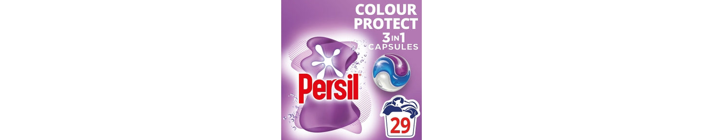 Persil 3 in 1 Washing Capsules Colour Protect 29 washes