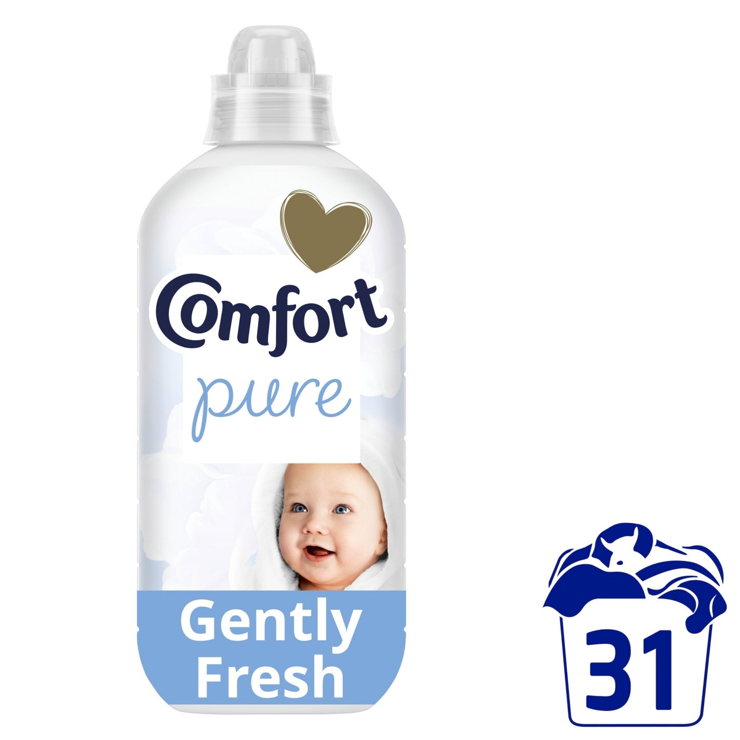 Comfort Fabric Conditioner Pure 31 washes (930 ml)