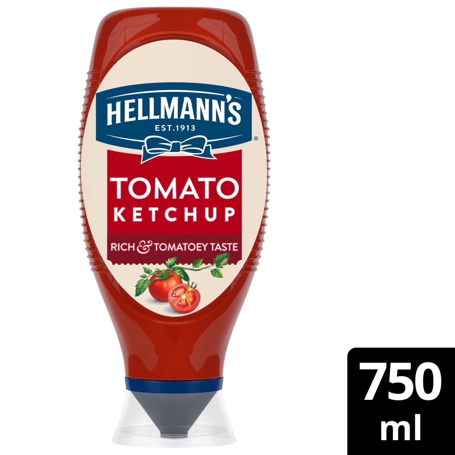 Hellmann's Squeeze Bottle Tomato Ketchup Condiment 750 ml