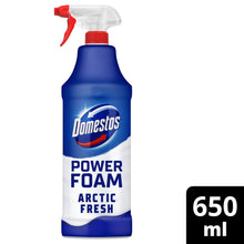 Domestos Power Foam Arctic Fresh Toilet & Bathroom Cleaner Spray 650 ml