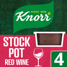 Knorr Red Wine Stock Pots 4x 26 g