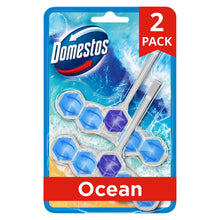 Domestos Power 5 Ocean Toilet Rim Blocks 2x 50 g