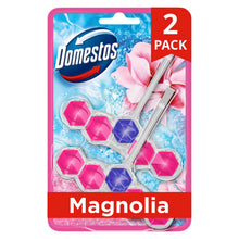 Domestos Power 5 Magnolia Toilet Rim Blocks 2x 50 g