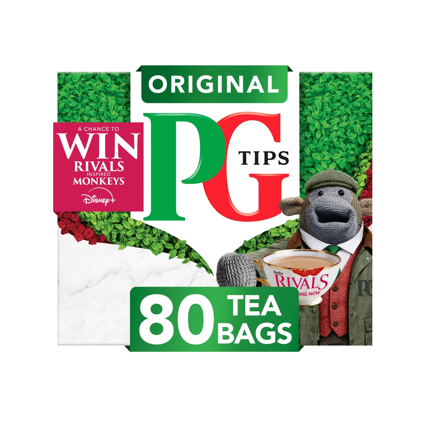 PG Tips 80 Original Tea Bags 232g