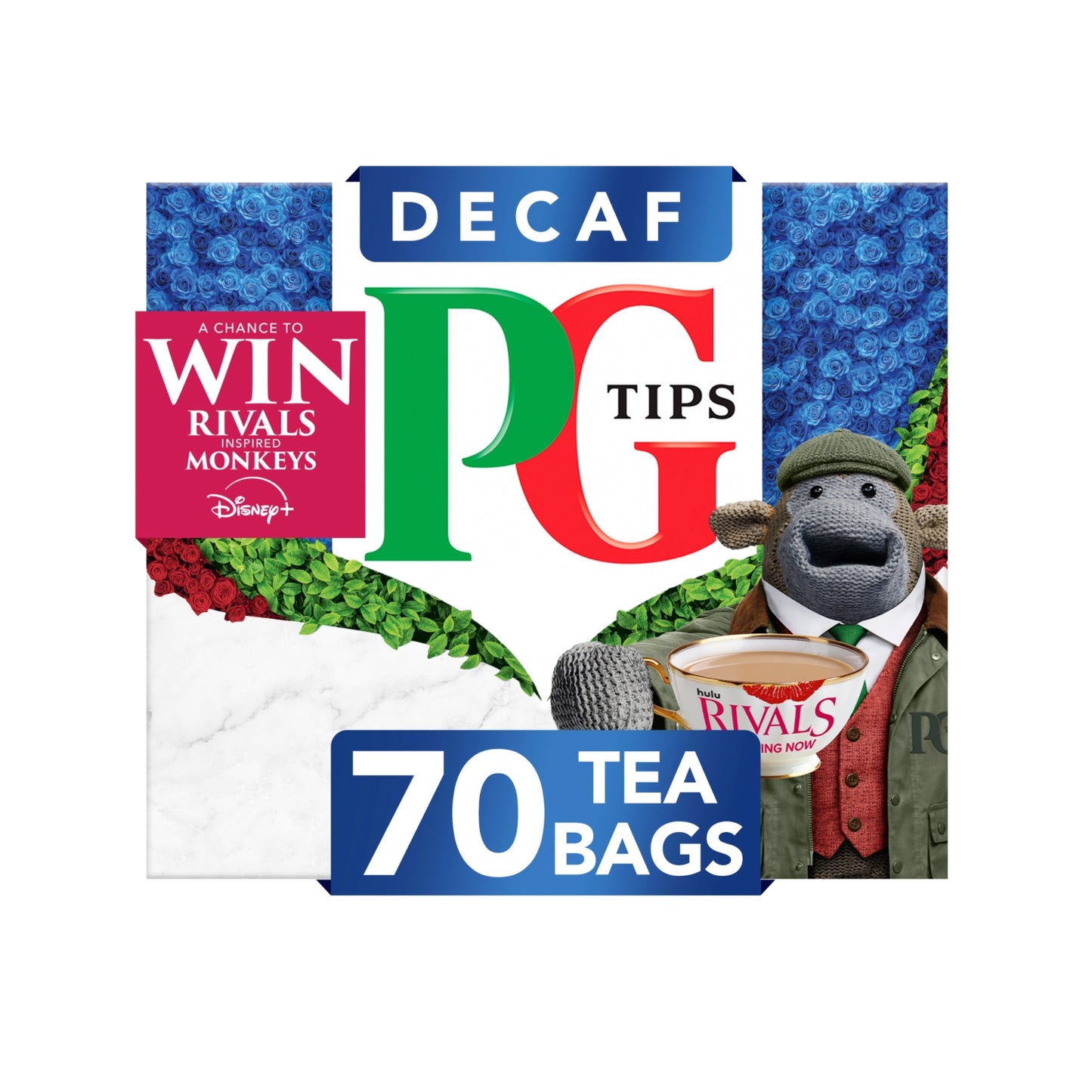 PG Tips Decaf Black Decaffeinated 70 Tea Bags