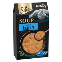 Sheba SHEBA Soup Adult Wet Cat Food Pouch with Tuna 4 x 40g