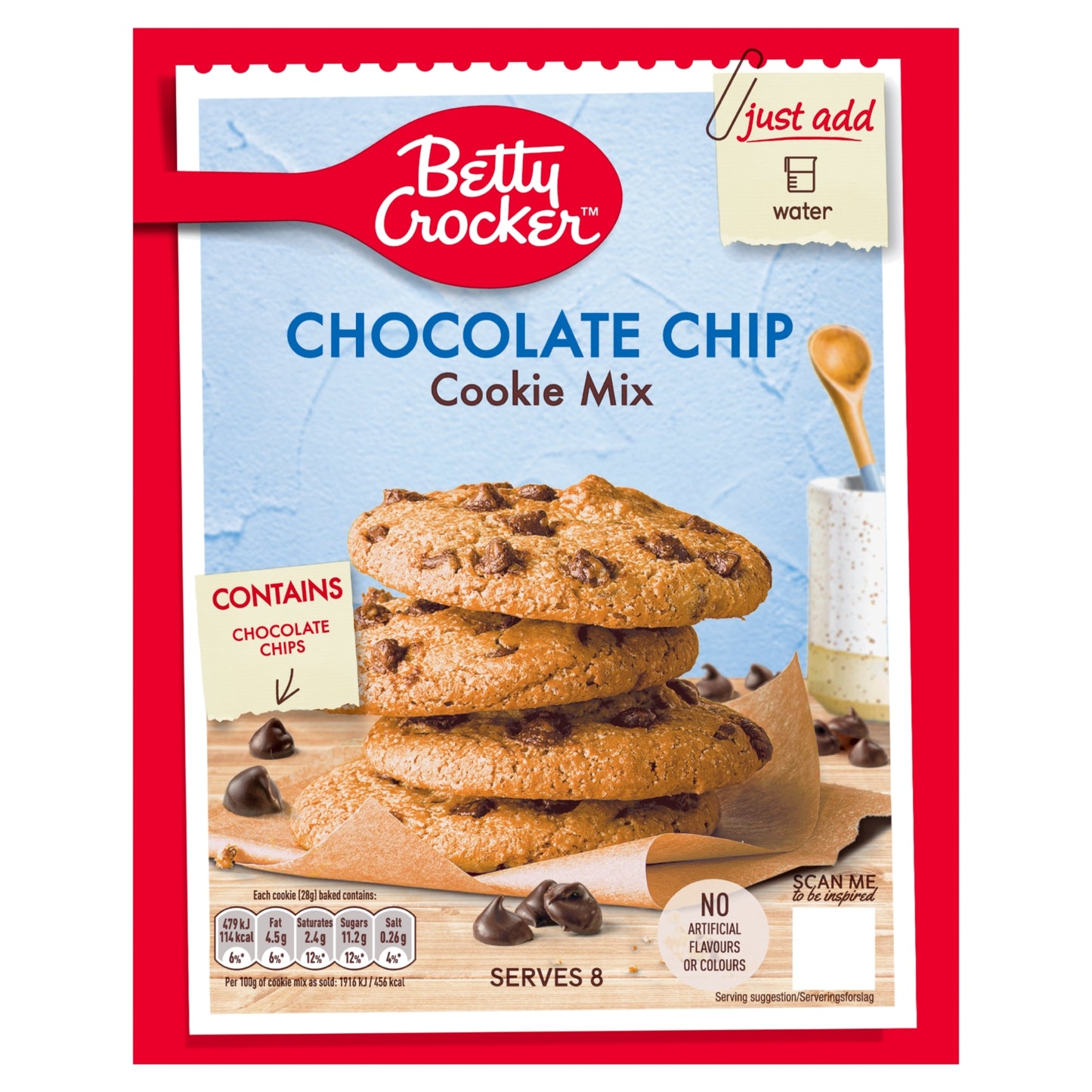 Betty Crocker Chocolate Chip Cookie Mix 200g