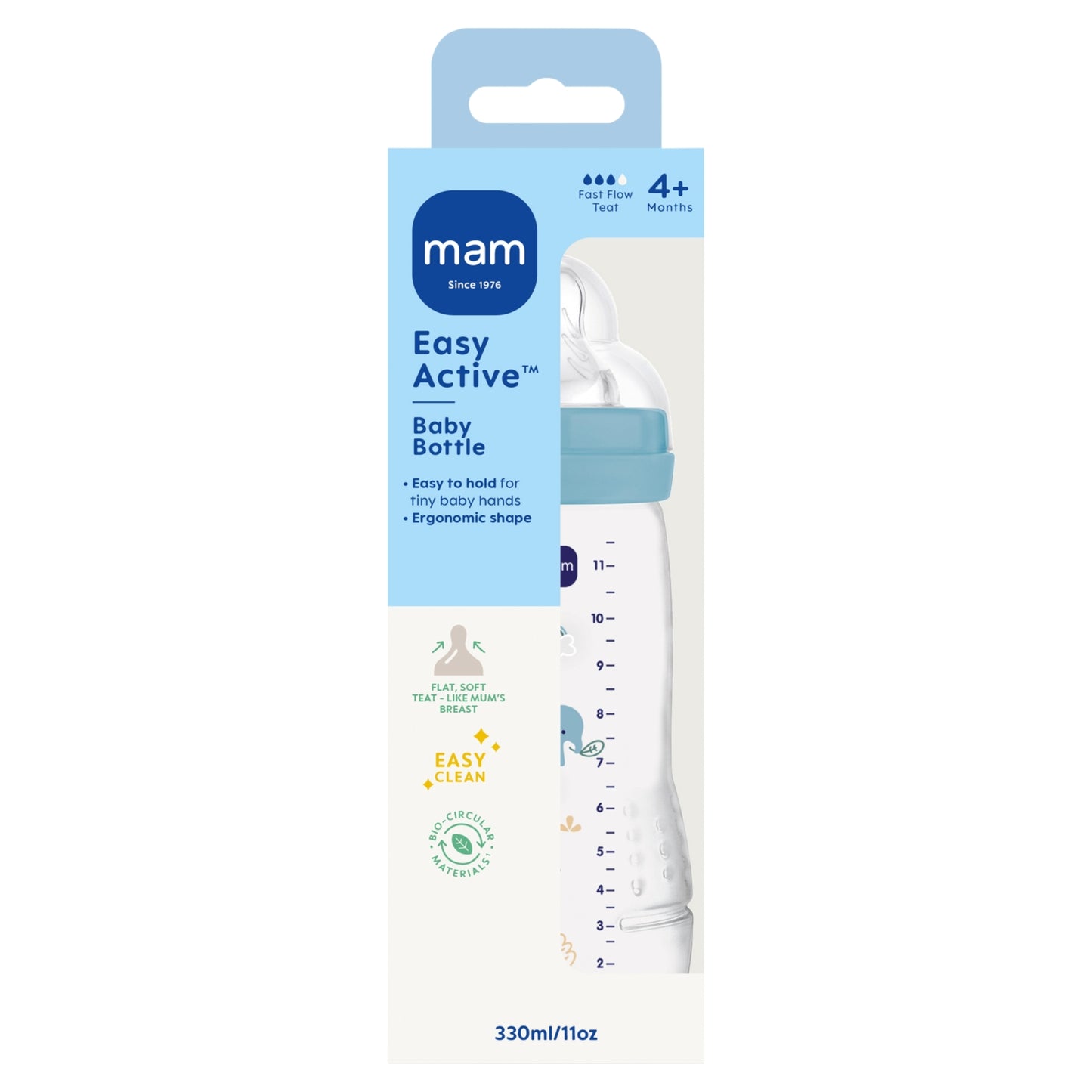MAM Easy Active Baby Bottle 4+ Months 330ml