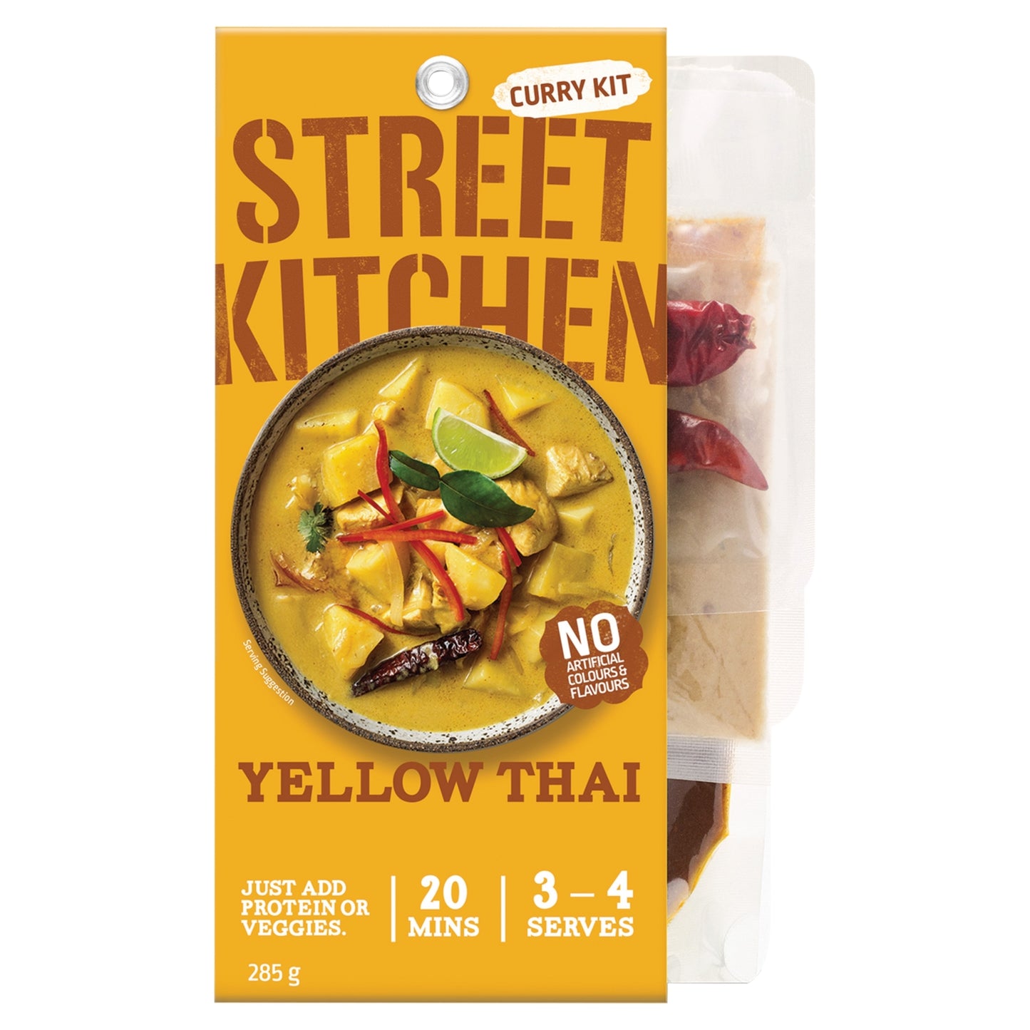 Street Kitchen Asian Curry Kit Yellow Thai Curry 285g