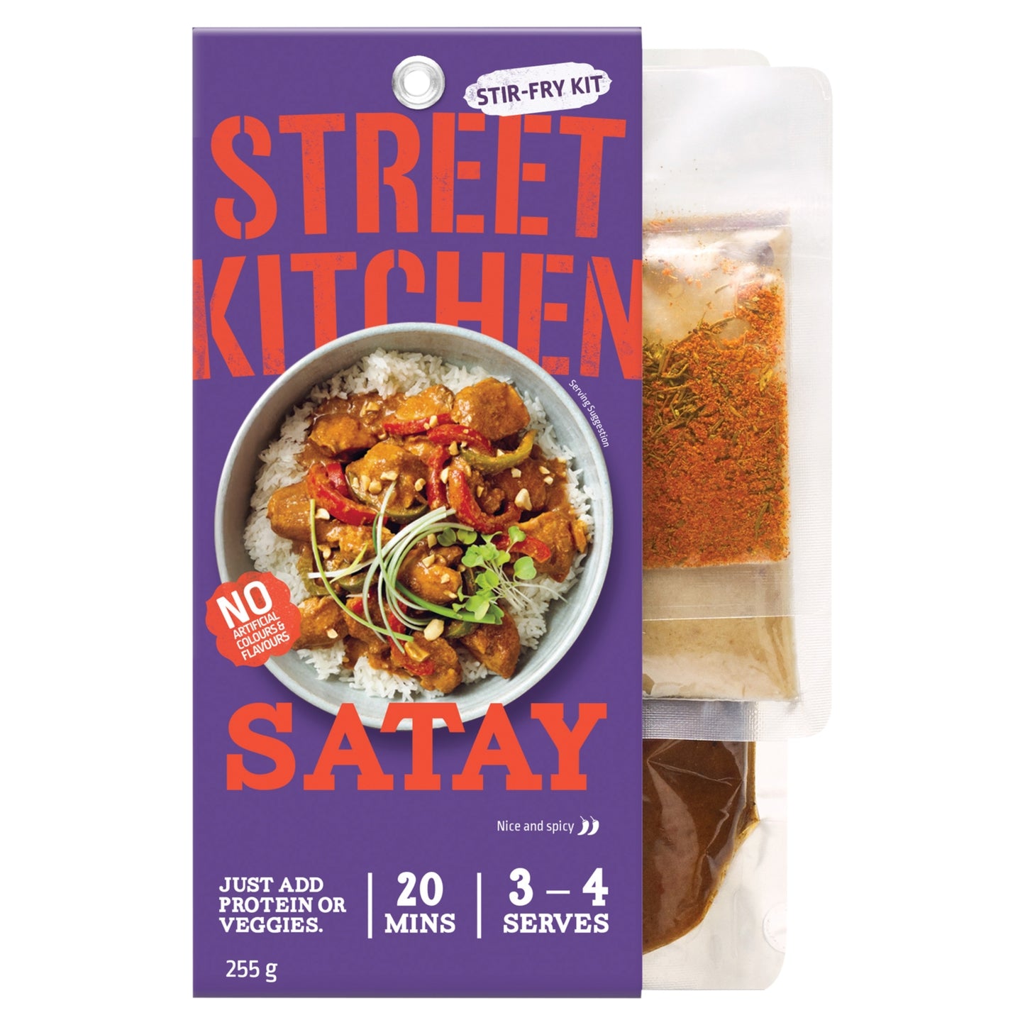 Street Kitchen Asian Stir-Fry Kit Malaysian Peanut Satay 255g