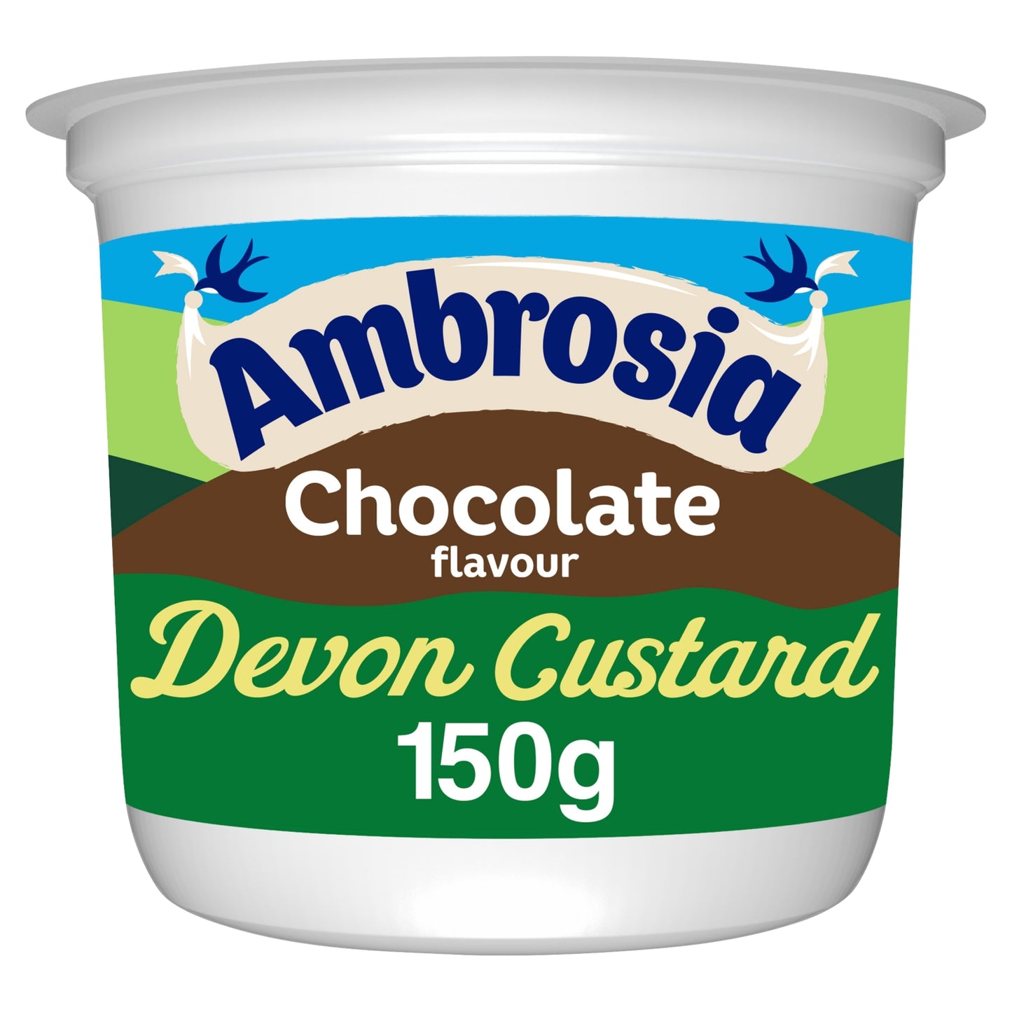 Ambrosia Chocolate Custard Dessert Snack Pot 150g