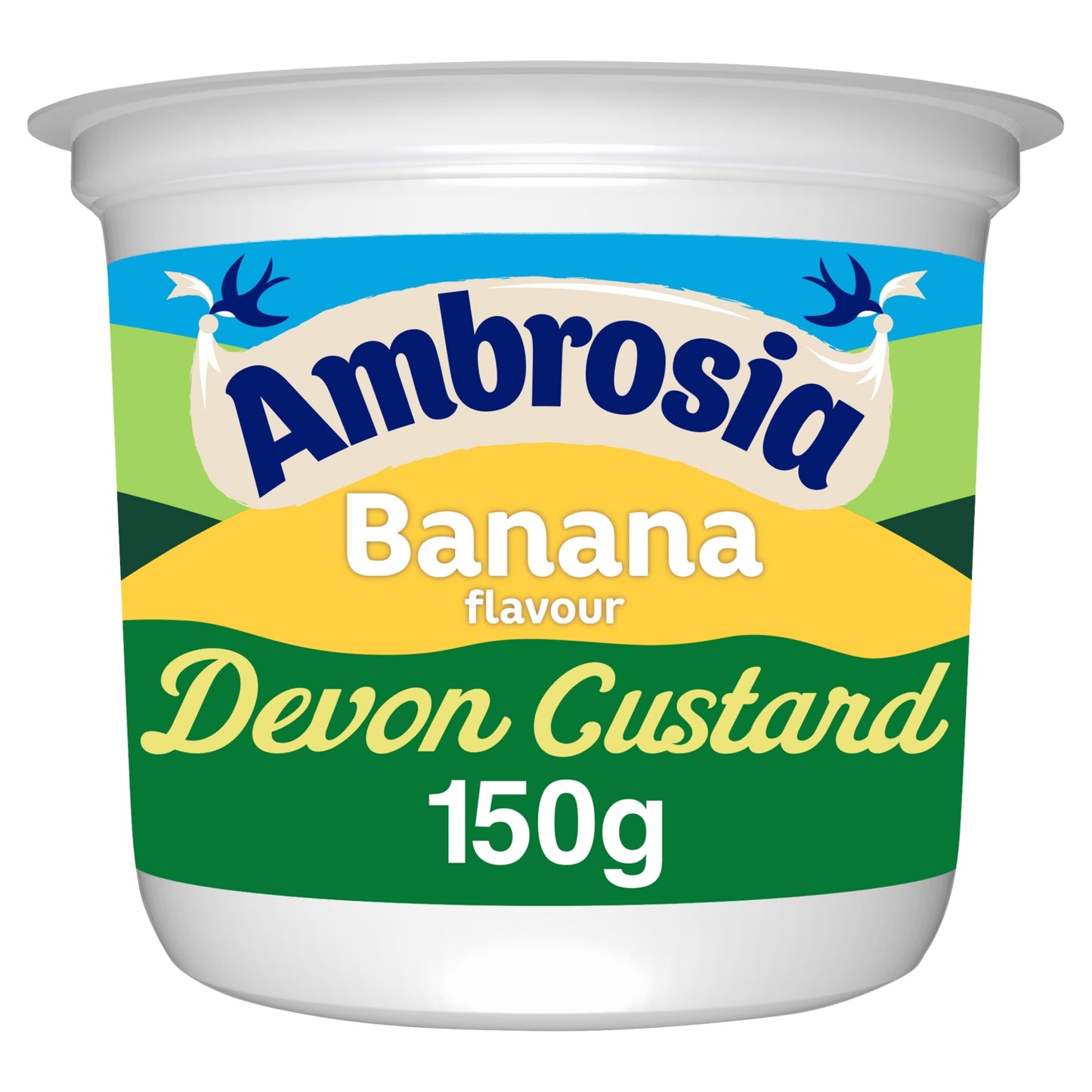 Ambrosia Banana Custard Dessert Snack Pot 150g