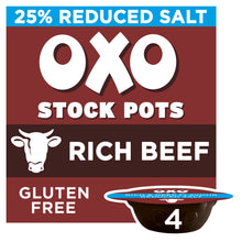 Oxo Oxo Reduced Salt Rich Beef Stock Pots 4 x 20g