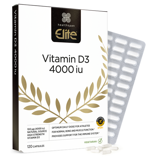 Healthspan Elite Vitamin D3 4000iu (120 Capsules)