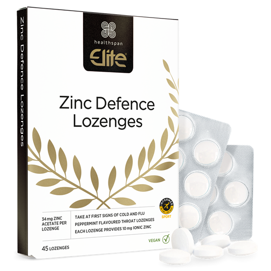 Healthspan Elite Zinc Defence Lozenges (45 lozenges)