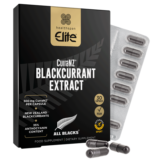 Healthspan Elite All Blacks CurraNZ Blackcurrant Extract (30 capsules)