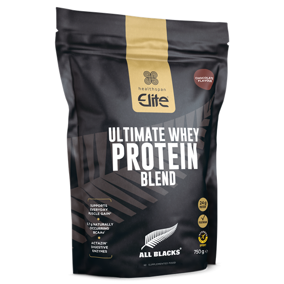 Healthspan Elite All Blacks Ultimate Whey Protein Blend (750 g)