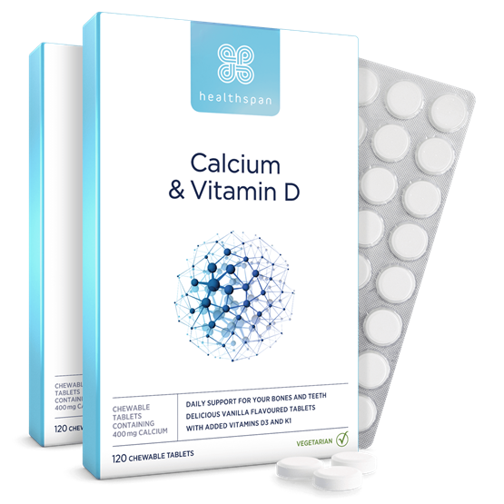 Healthspan Calcium & Vitamin D (240 tablets)