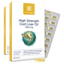 Healthspan High Strength Cod Liver Oil 1000mg (240 capsules)