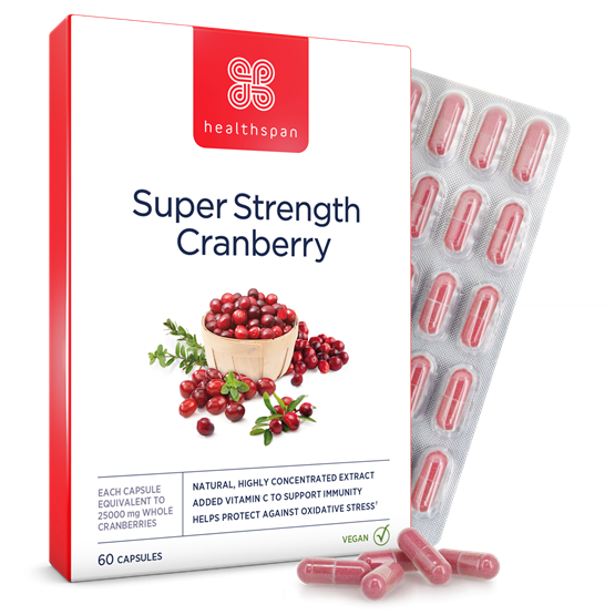 Healthspan Super Strength Cranberry (60 capsules)