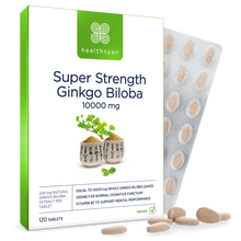 Healthspan Ginkgo Biloba Cognitive Support 10000mg (120 tablets)