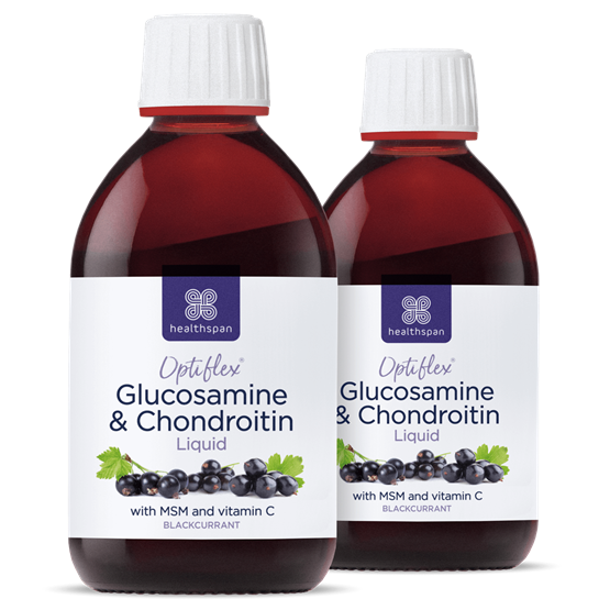 Healthspan Optiflex® Glucosamine & Chondroitin Liquid (2 x 300 ml bottles)