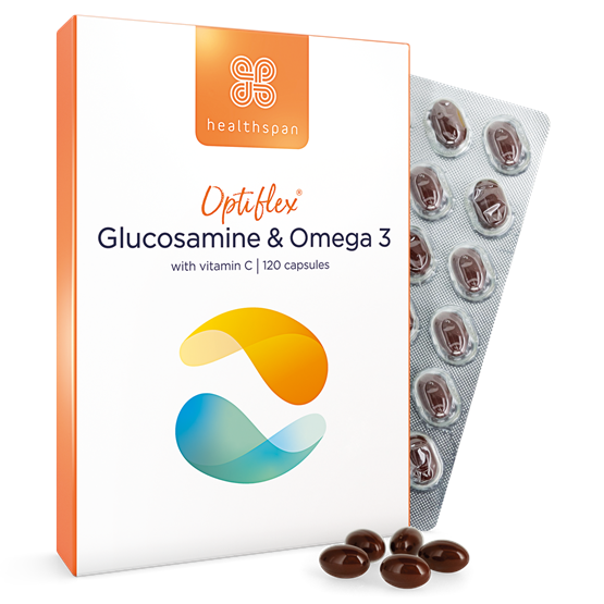 Healthspan Glucosamine & Omega 3 (120 capsules)