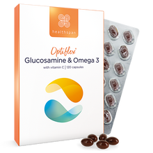 Healthspan Glucosamine & Omega 3 (120 capsules)