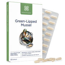 Healthspan Green−Lipped Mussel (120 capsules)
