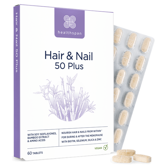 Healthspan Replenish Hair & Nail 50 Plus (60 tablets)