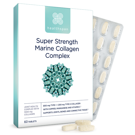 Healthspan Super Strength Marine Collagen Complex (60 tablets)