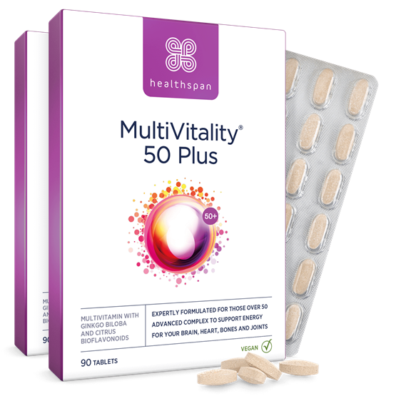 Healthspan MultiVitality® 50 Plus (180 tablets)