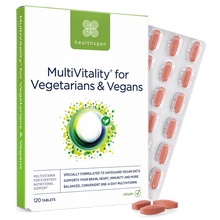 Healthspan MultiVitality® For Vegetarians & Vegans (120 tablets)