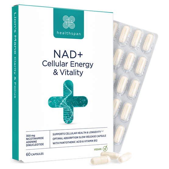 Healthspan NAD+ Cellular Energy & Vitality (60 capsules)
