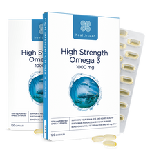 Healthspan High Strength Omega 3 1000mg (240 capsules)