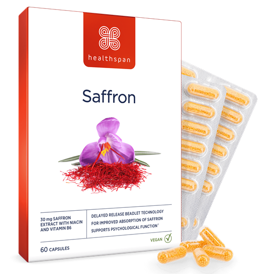Healthspan Saffron Mood Support (60 capsules)
