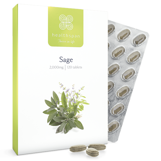 Healthspan Sage 2000mg (120 tablets)