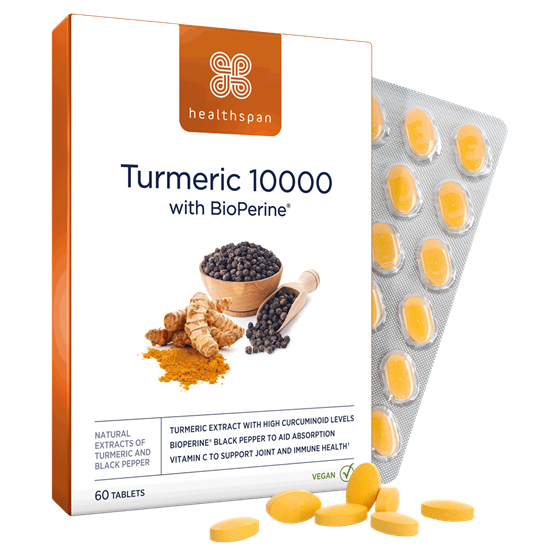 Healthspan Turmeric 10000 with BioPerine® (60 tablets)