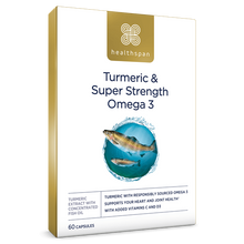 Healthspan Turmeric & Super Strength Omega 3 (60 capsules)