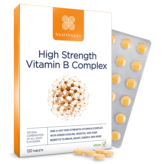 Healthspan High Strength Vitamin B Complex (120 tablets)