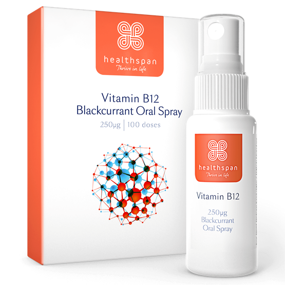 Healthspan Vitamin B12 Blackcurrant Oral Spray (15 ml)