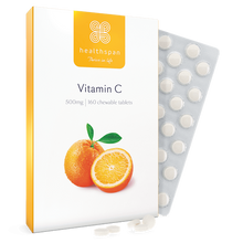 Healthspan Vitamin C 500mg (160 chewable tablets)