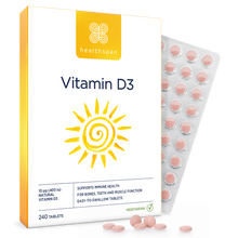 Healthspan Vitamin D3 10µg (240 tablets)