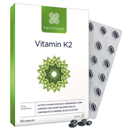Healthspan Vitamin K2 75µg (60 capsules)