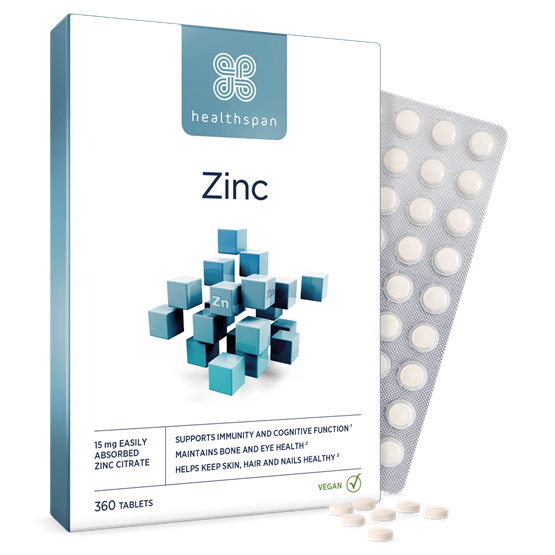 Healthspan Zinc with Vitamin C (360 tablets)