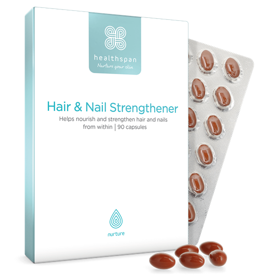 Healthspan Hair & Nail Strengthener Nutritional Supplement (90 capsules)