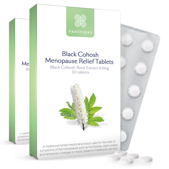 Healthspan Black Cohosh Menopause Relief (60 tablets)